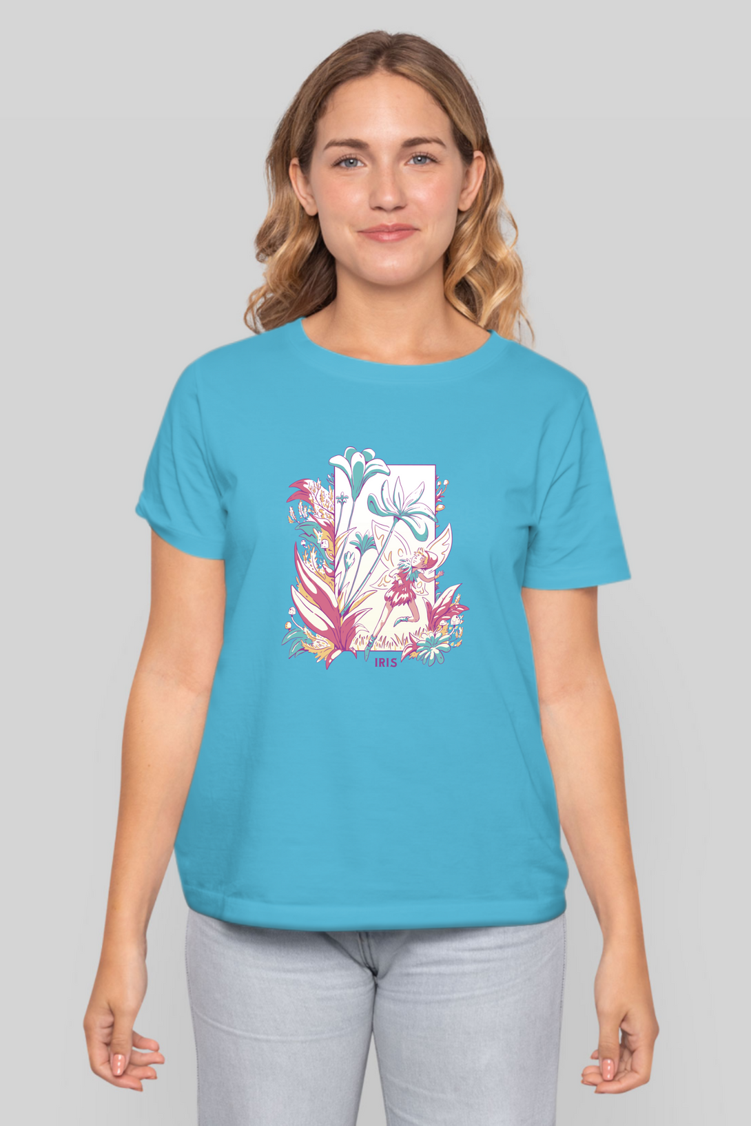 Fairy Blossom Printed T-Shirt For Women - WowWaves - 9