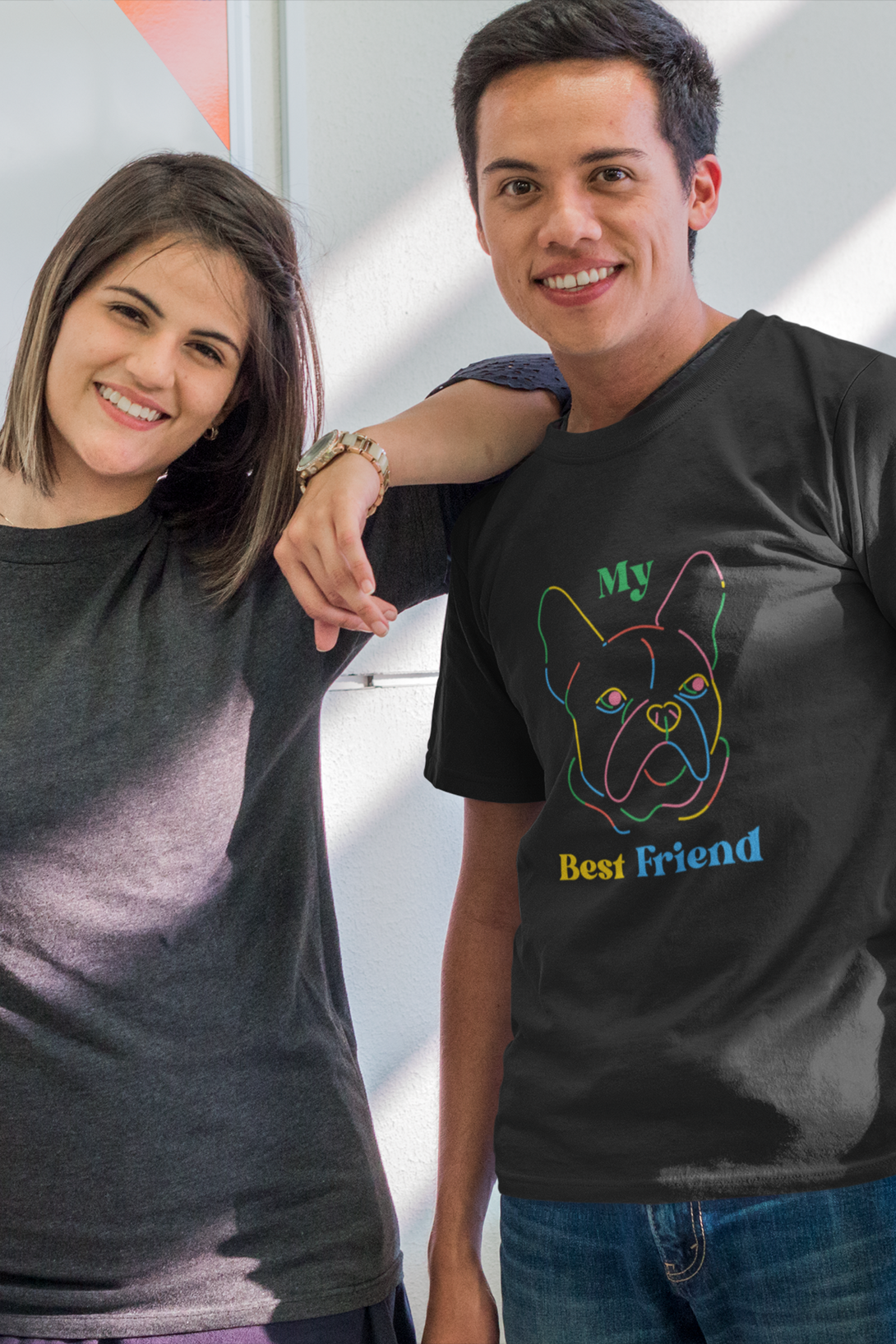 Faithful Friends Printed T-Shirt For Men - WowWaves - 2