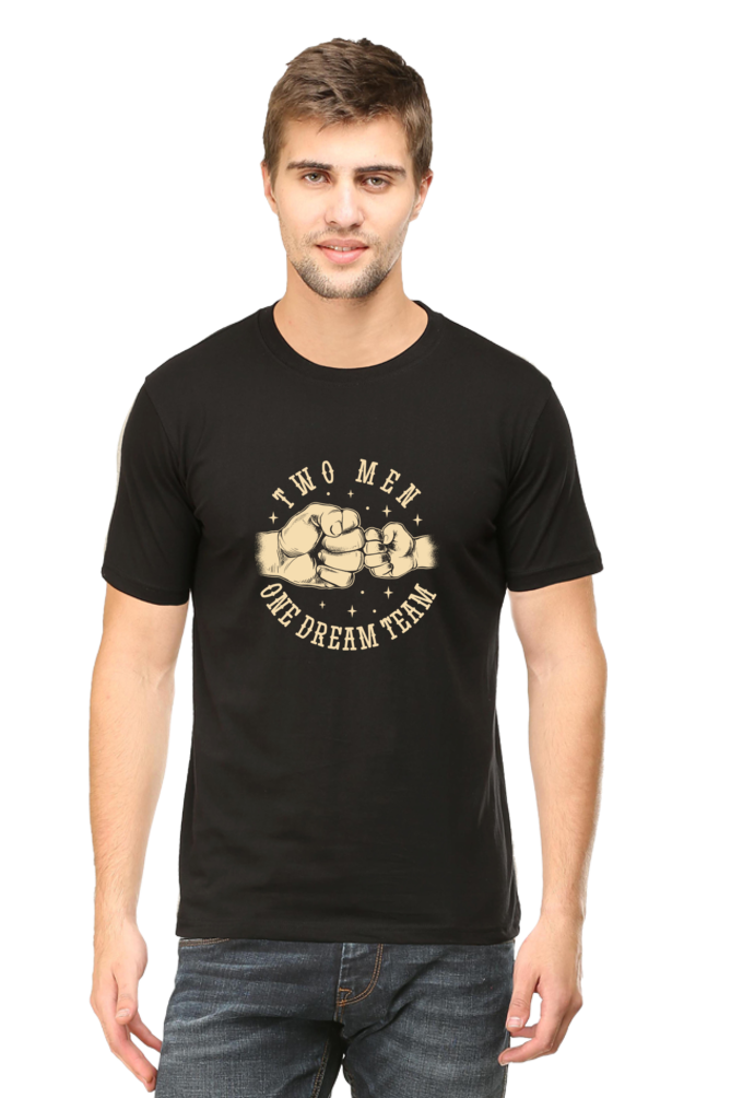 Fist Bump Printed T-Shirt For Men - WowWaves - 8