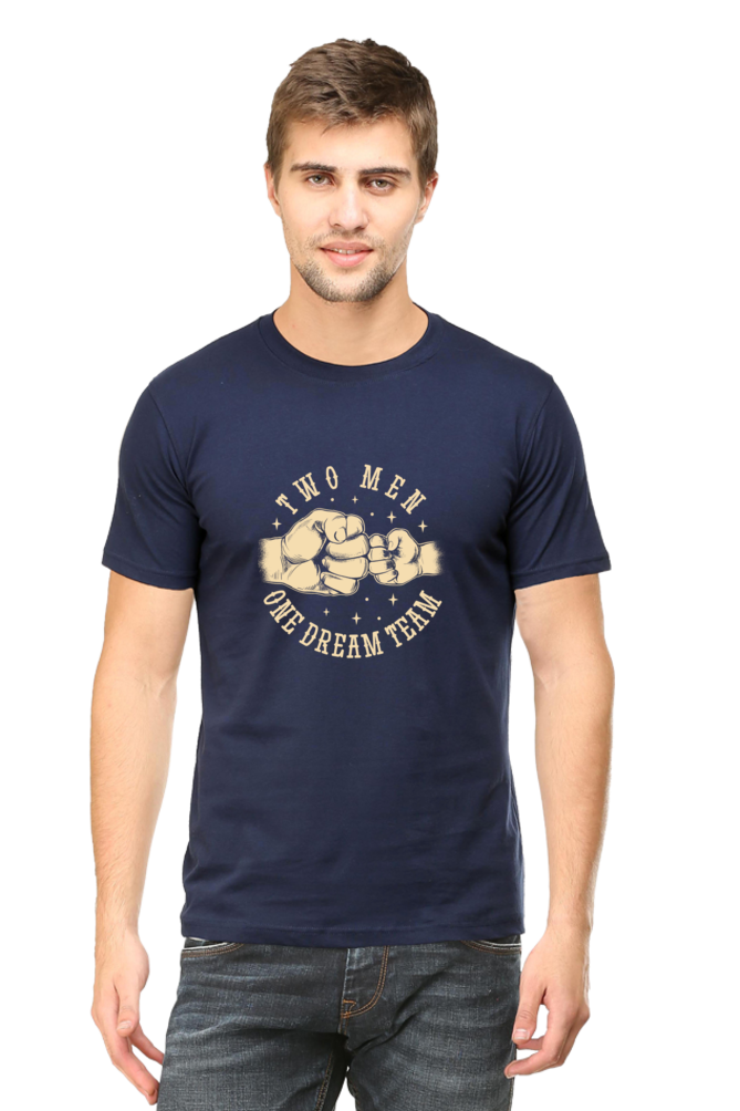 Fist Bump Printed T-Shirt For Men - WowWaves - 7