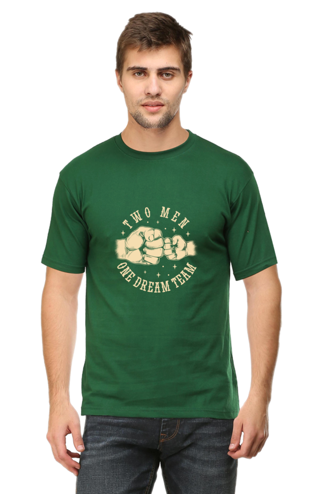 Fist Bump Printed T-Shirt For Men - WowWaves - 9