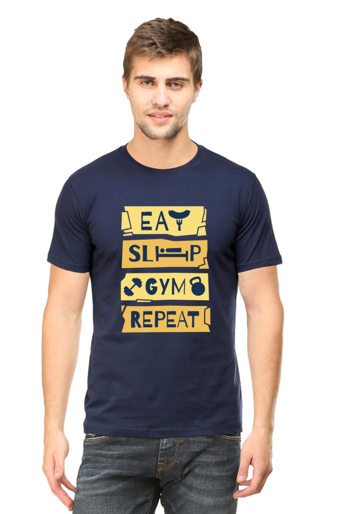 Fitness Anthem Printed T-Shirt For Men - WowWaves - 9