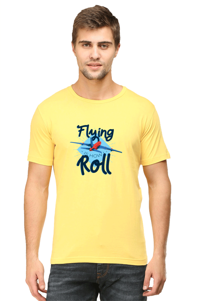 Flying Roll Printed T-Shirt For Men - WowWaves - 8