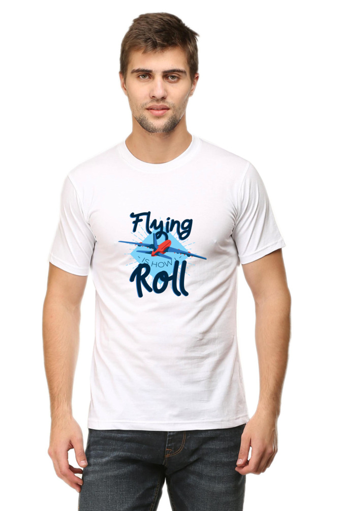 Flying Roll Printed T-Shirt For Men - WowWaves - 7
