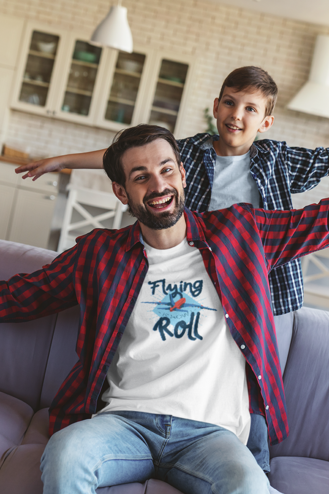 Flying Roll Printed T-Shirt For Men - WowWaves - 4