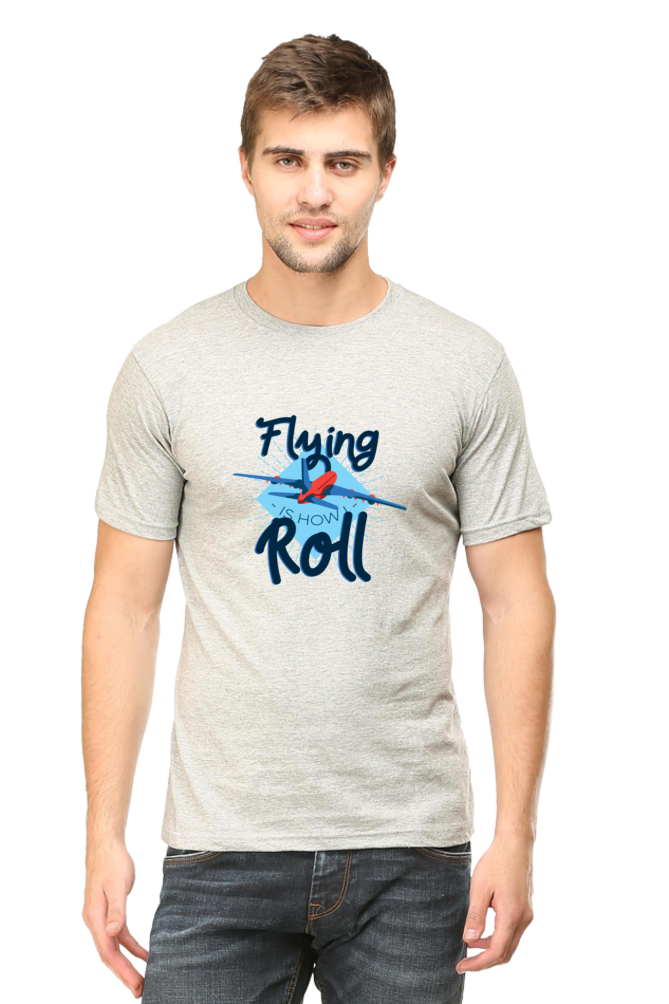Flying Roll Printed T-Shirt For Men - WowWaves - 9