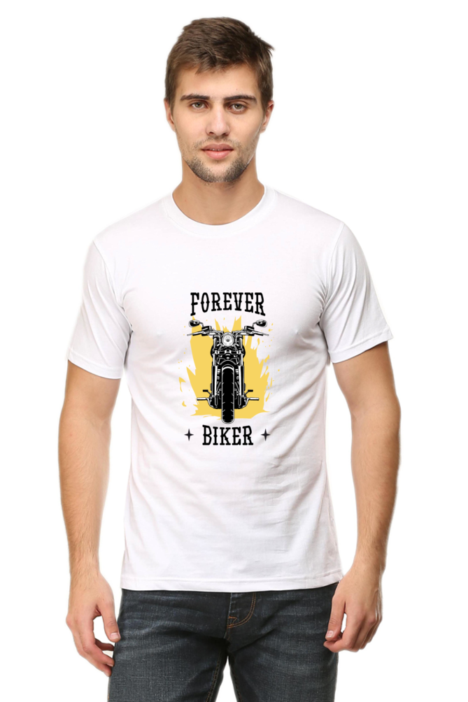 Forever Biker Printed T-Shirt For Men - WowWaves - 7