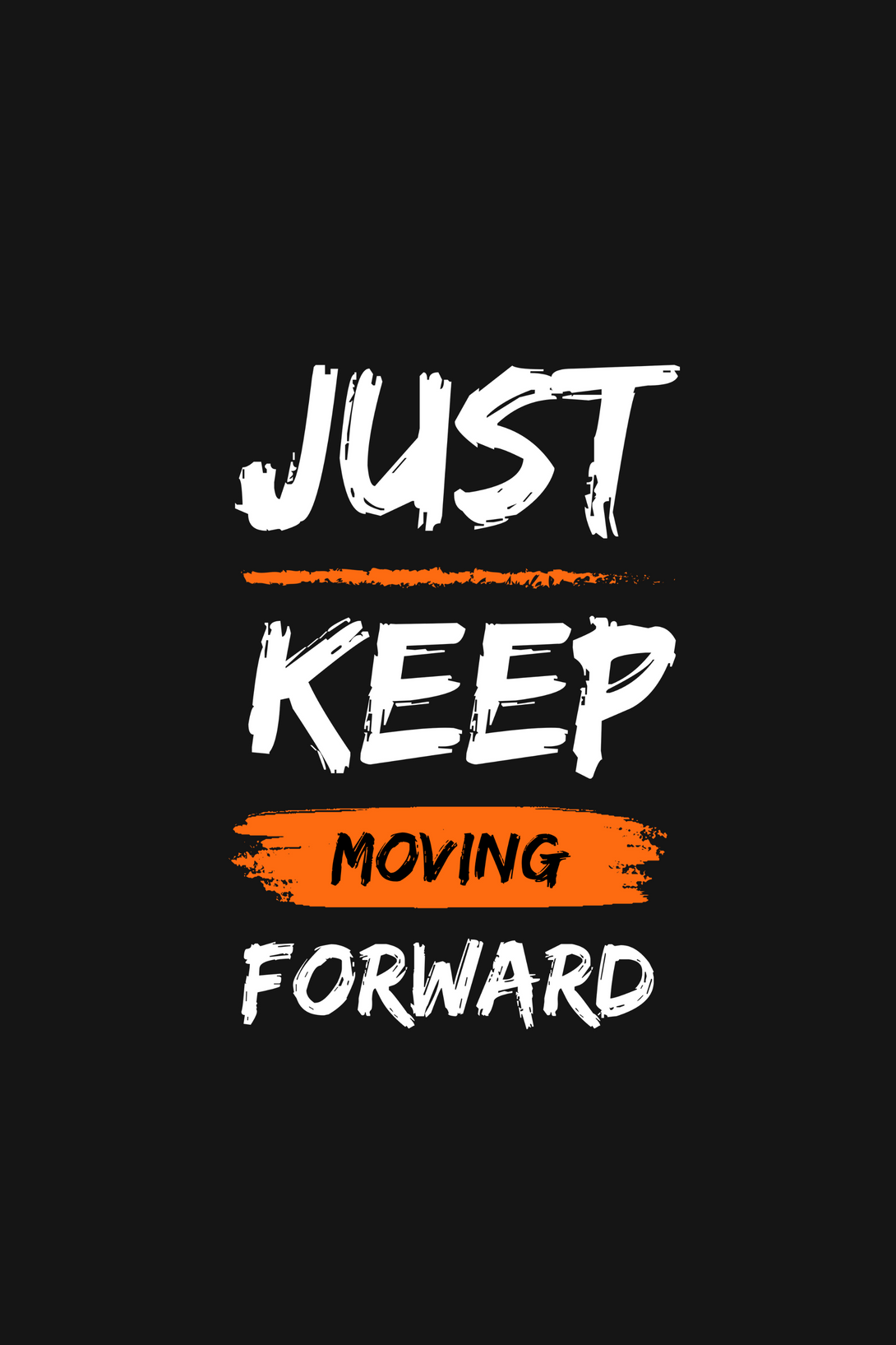 Keep Moving Forward Printed T-Shirt For Women - WowWaves - 1