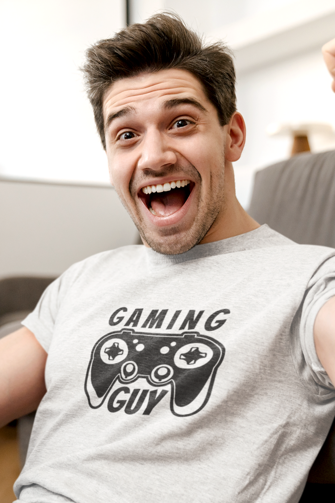Gaming Guy Printed T-Shirt For Men - WowWaves - 4
