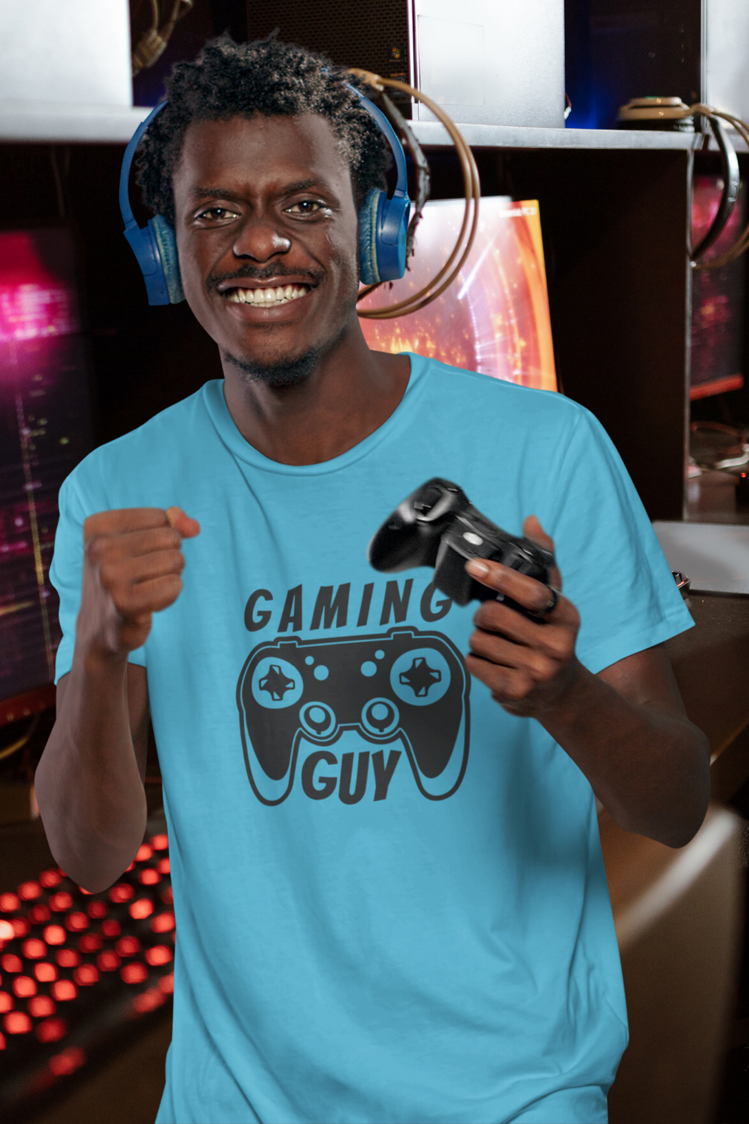 Gaming Guy Printed T-Shirt For Men - WowWaves - 5