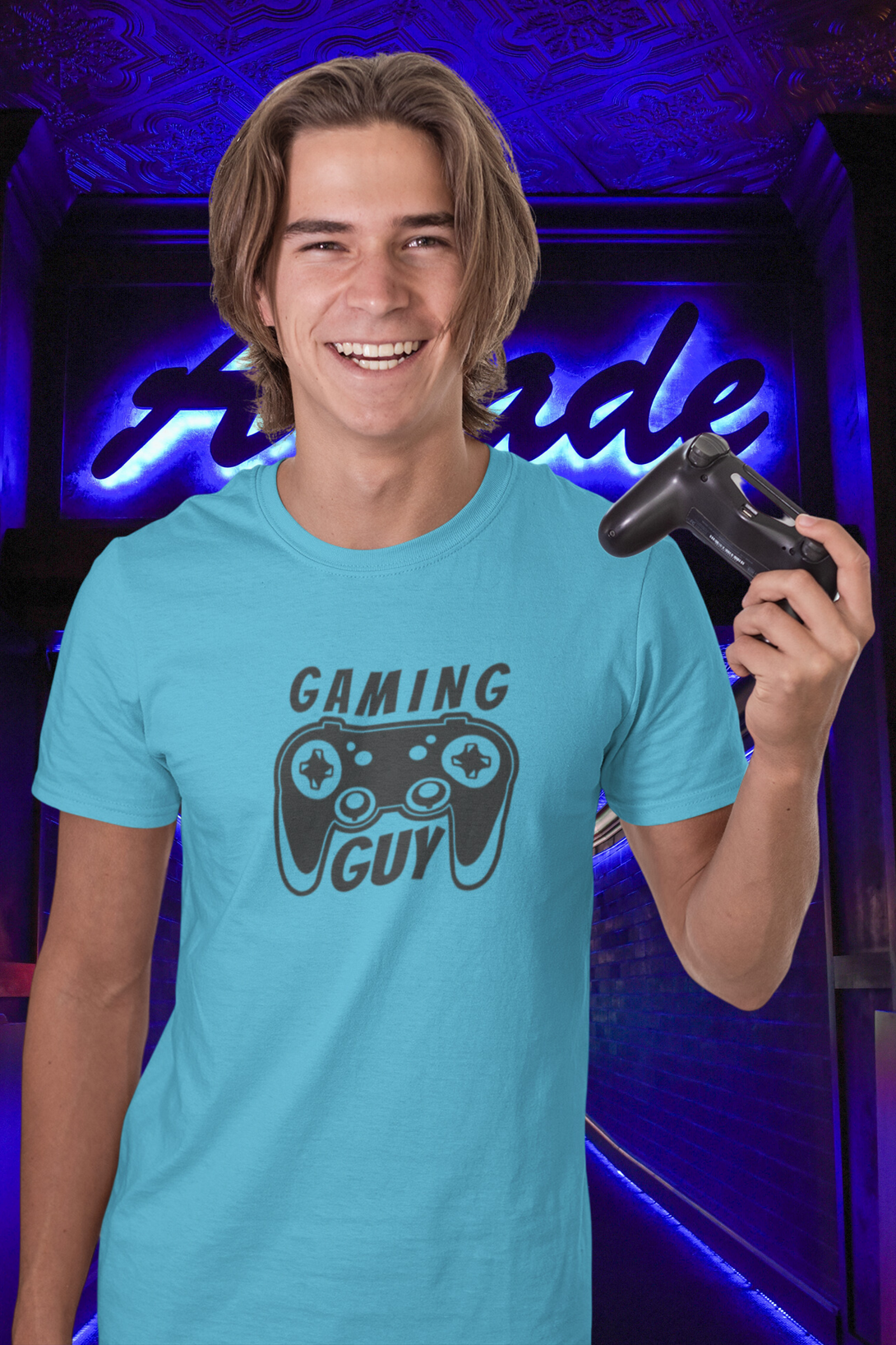 Gaming Guy Printed T-Shirt For Men - WowWaves - 3