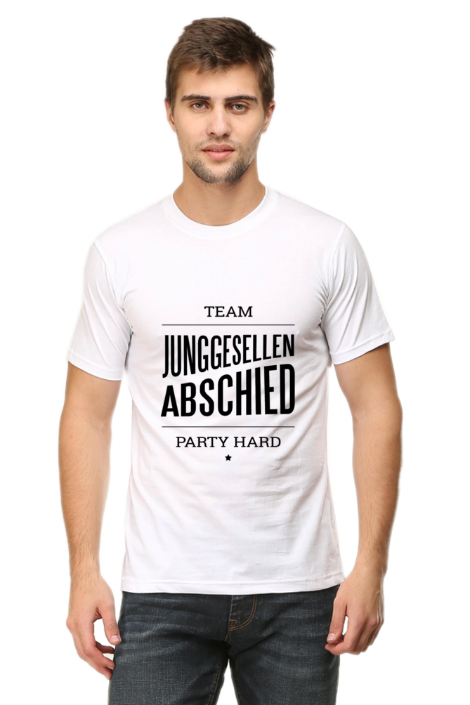 German Bachelor Party Printed T-Shirt For Men - WowWaves - 7