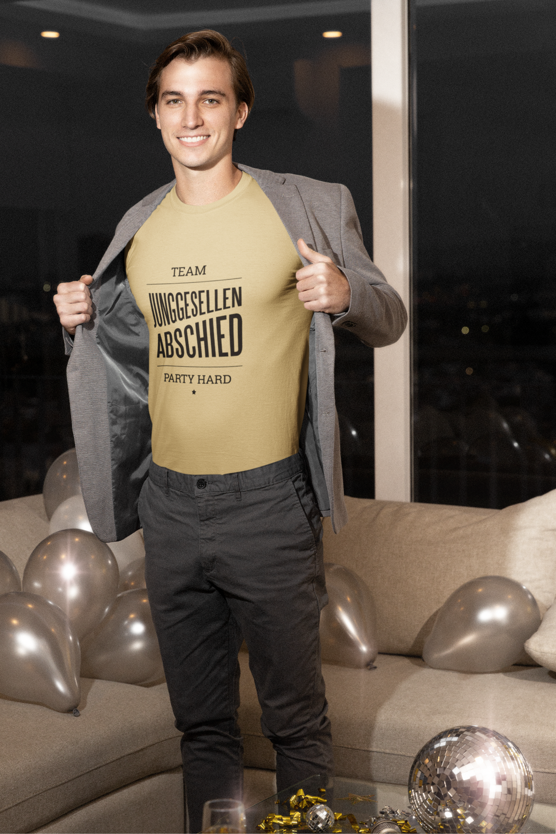 German Bachelor Party Printed T-Shirt For Men - WowWaves - 2