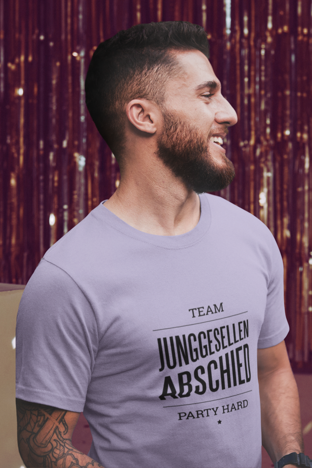 German Bachelor Party Printed T-Shirt For Men - WowWaves - 4