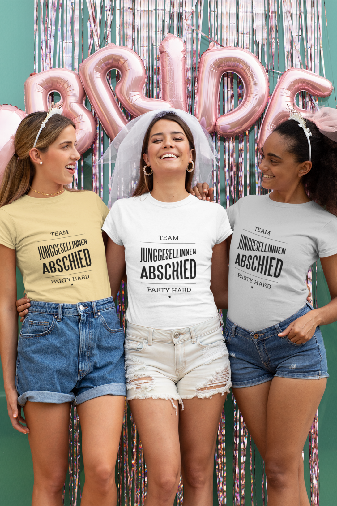 German Bachelor Party Printed T-Shirt For Women - WowWaves - 2