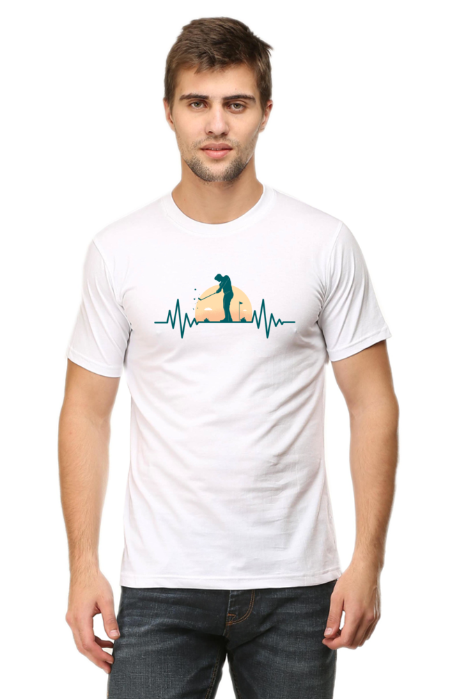 Golf Pulse Printed T-Shirt For Men - WowWaves - 7