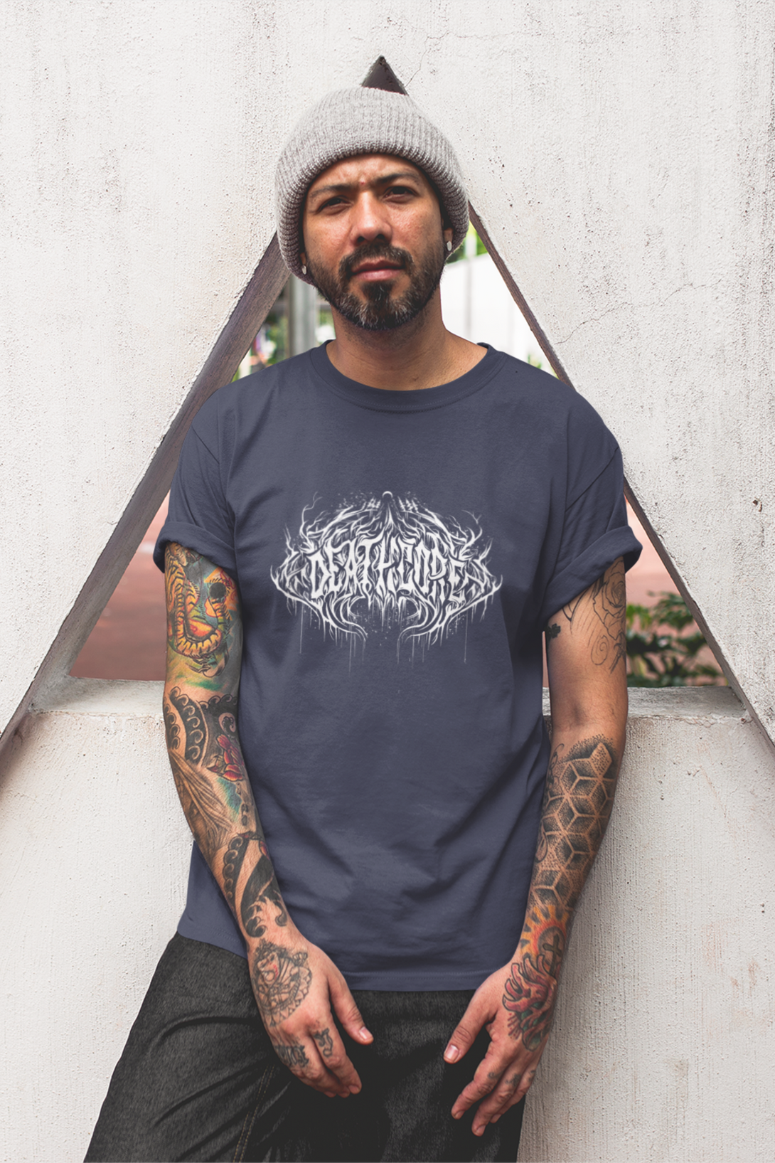 Gothic Deathcore Printed T-Shirt For Men - WowWaves - 5