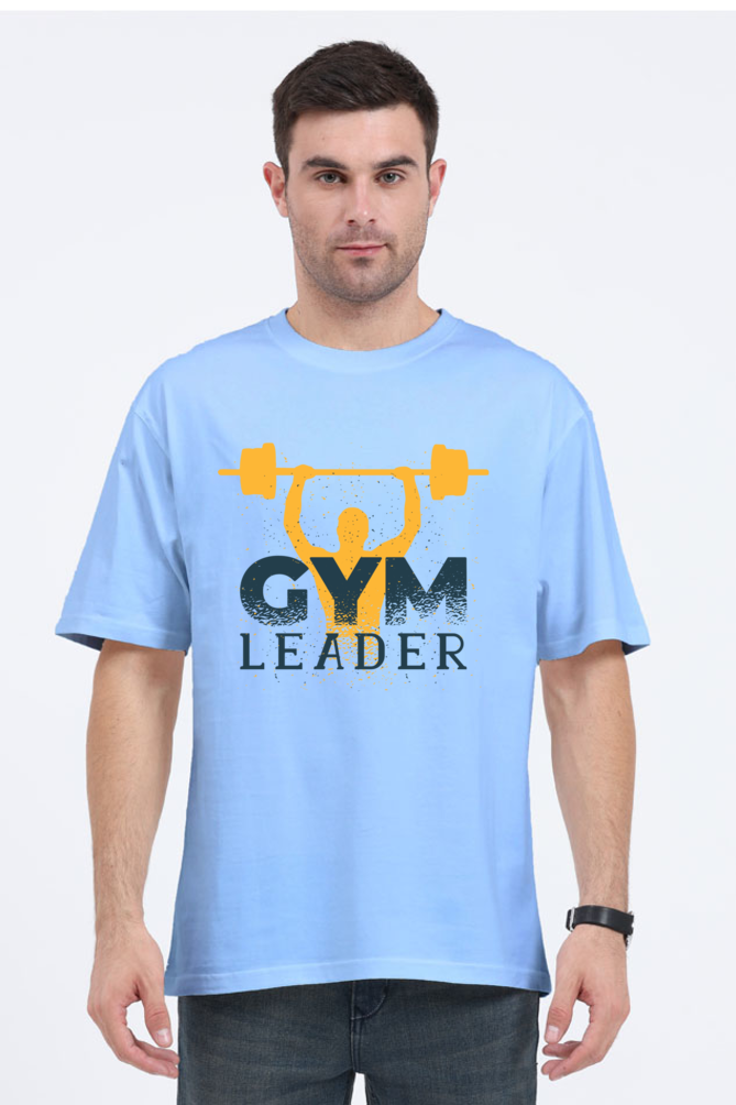 Gym Leader Printed Oversized T-Shirt For Men - WowWaves - 8