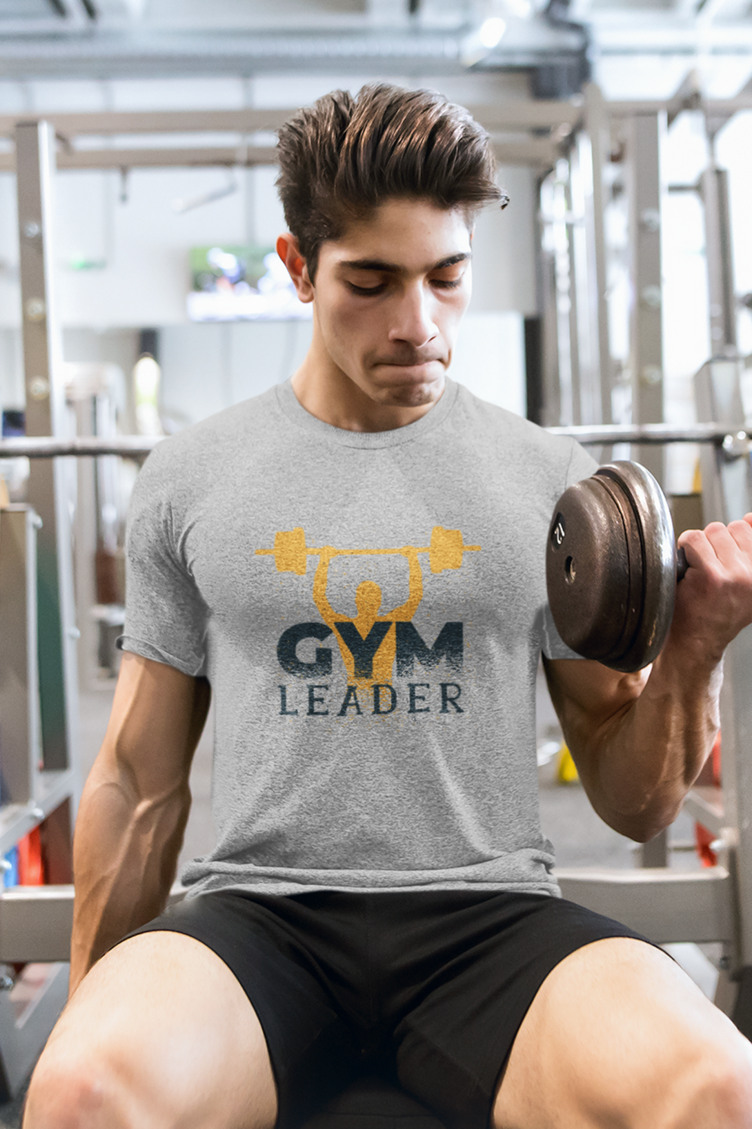 Gym Leader Printed T-Shirt For Men - WowWaves - 4