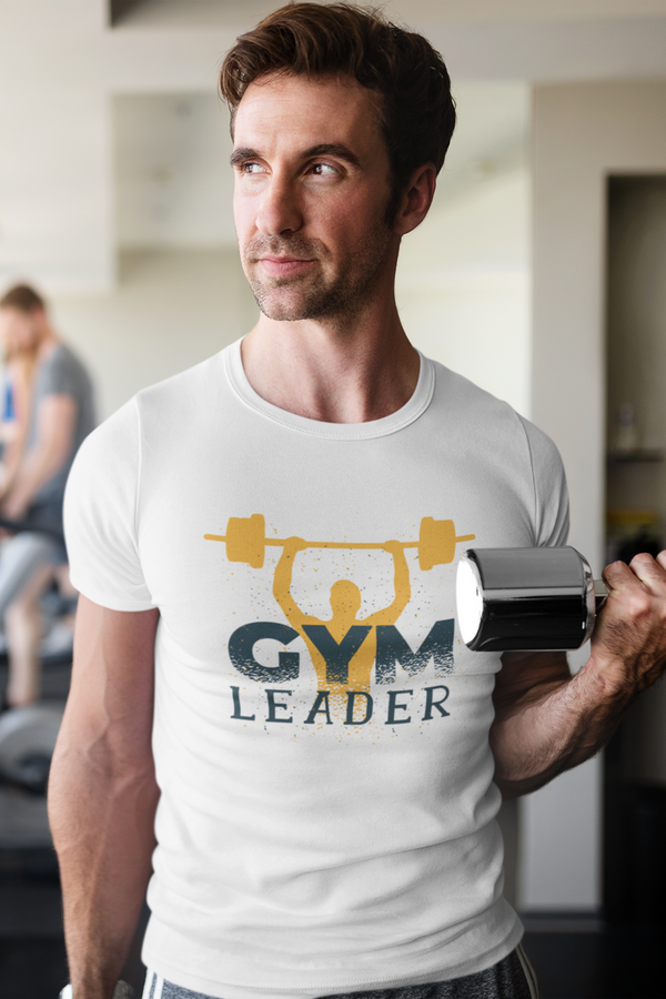 Gym Leader Printed T-Shirt For Men - WowWaves