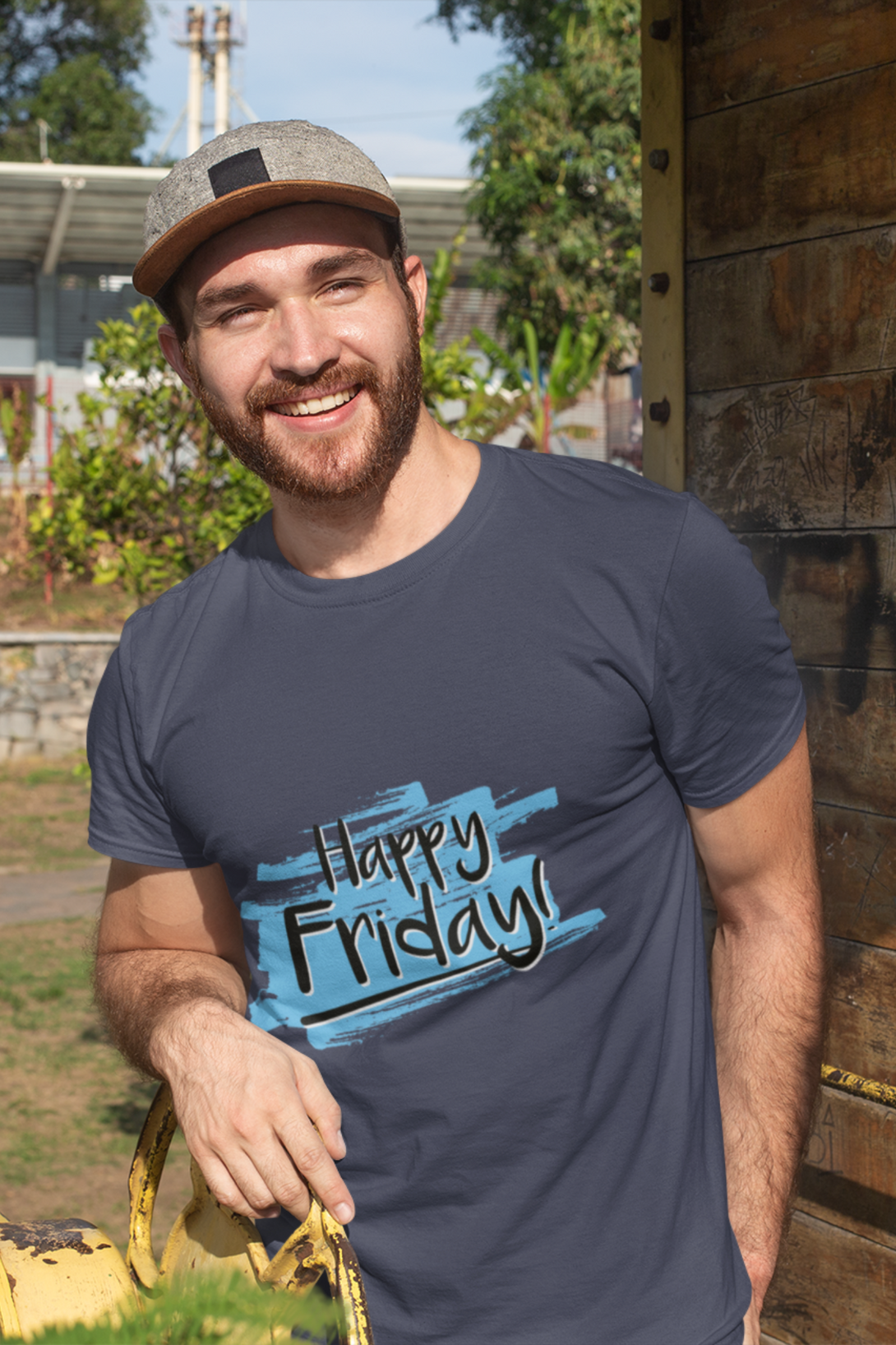 Happy Friday Printed T-Shirt For Men - WowWaves - 7