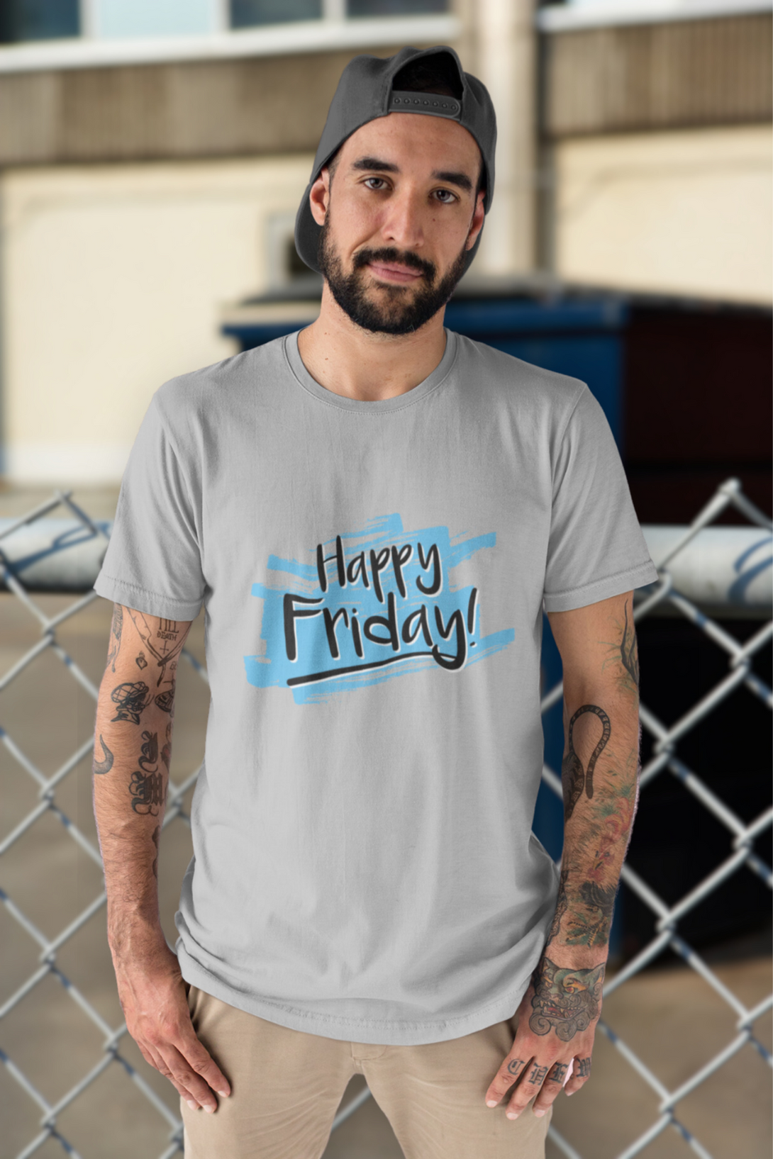 Happy Friday Printed T-Shirt For Men - WowWaves - 4
