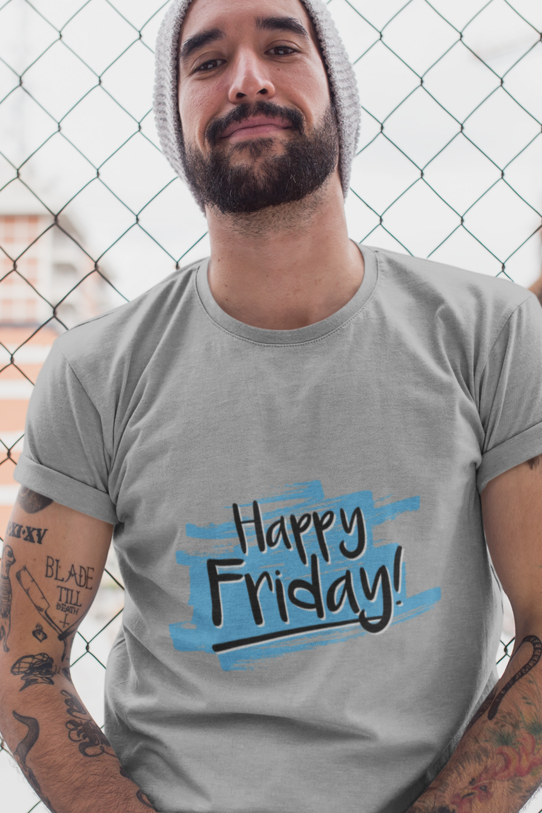 Happy Friday Printed T-Shirt For Men - WowWaves - 5