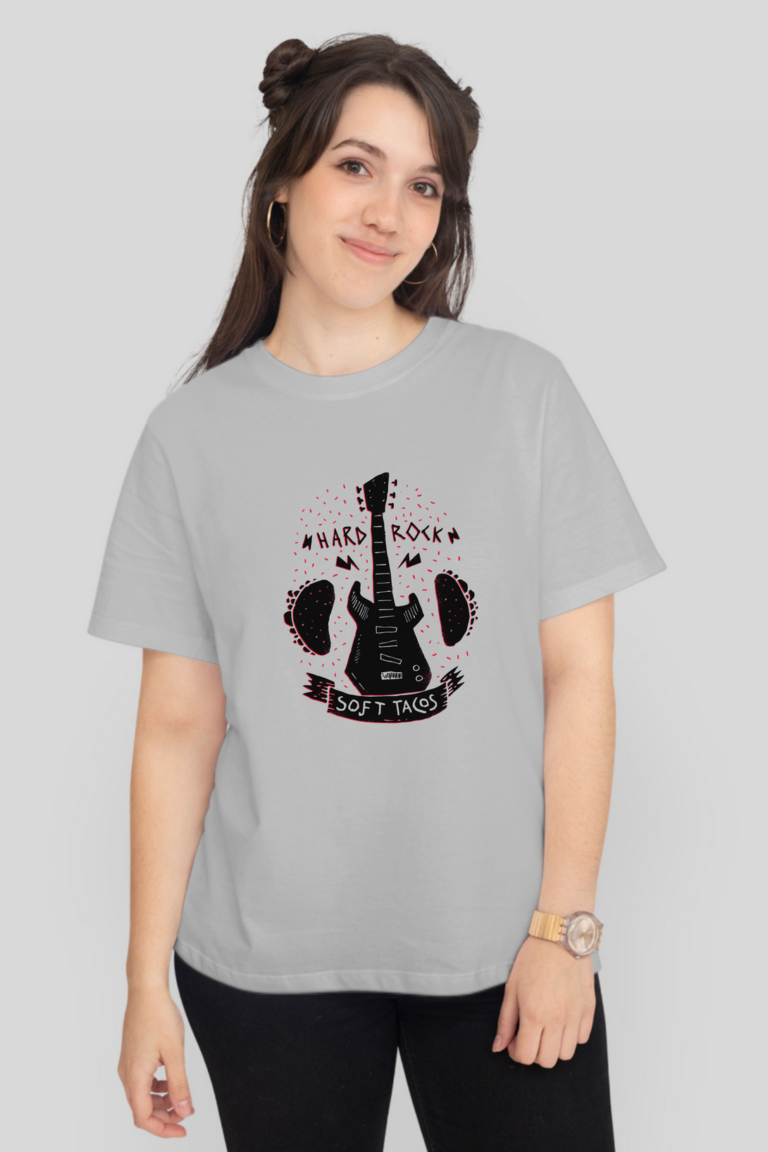 Hard Rock Printed T-Shirt For Women - WowWaves - 7