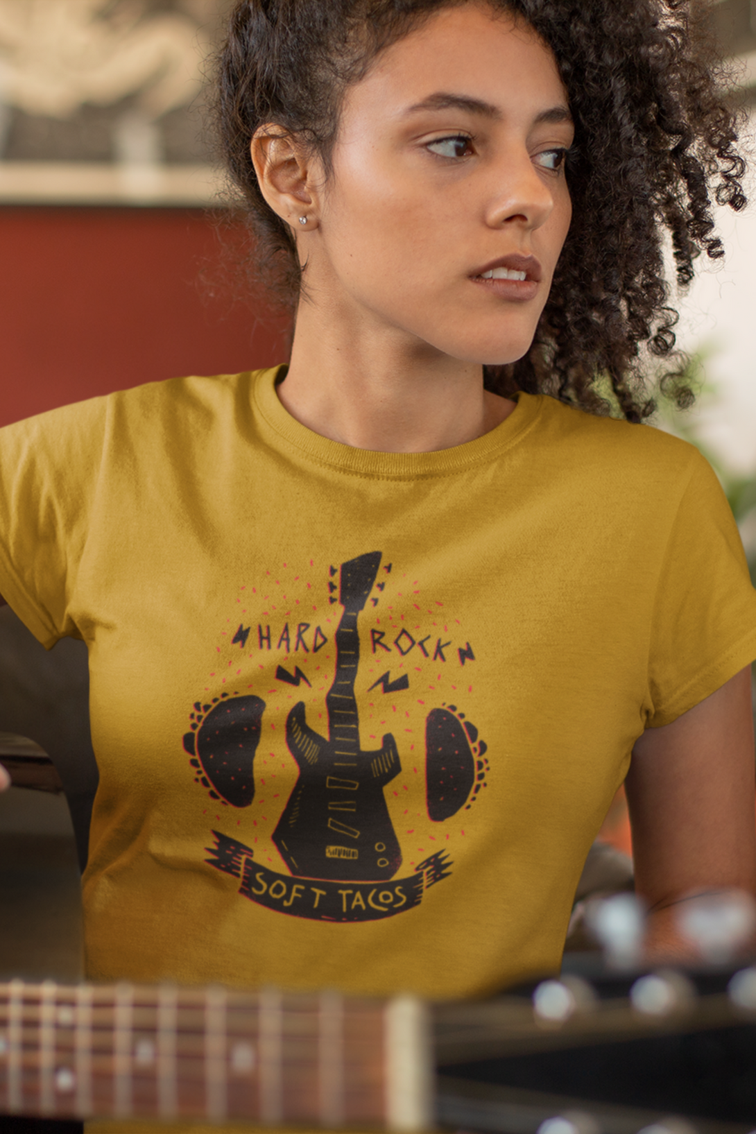 Hard Rock Printed T-Shirt For Women - WowWaves - 4