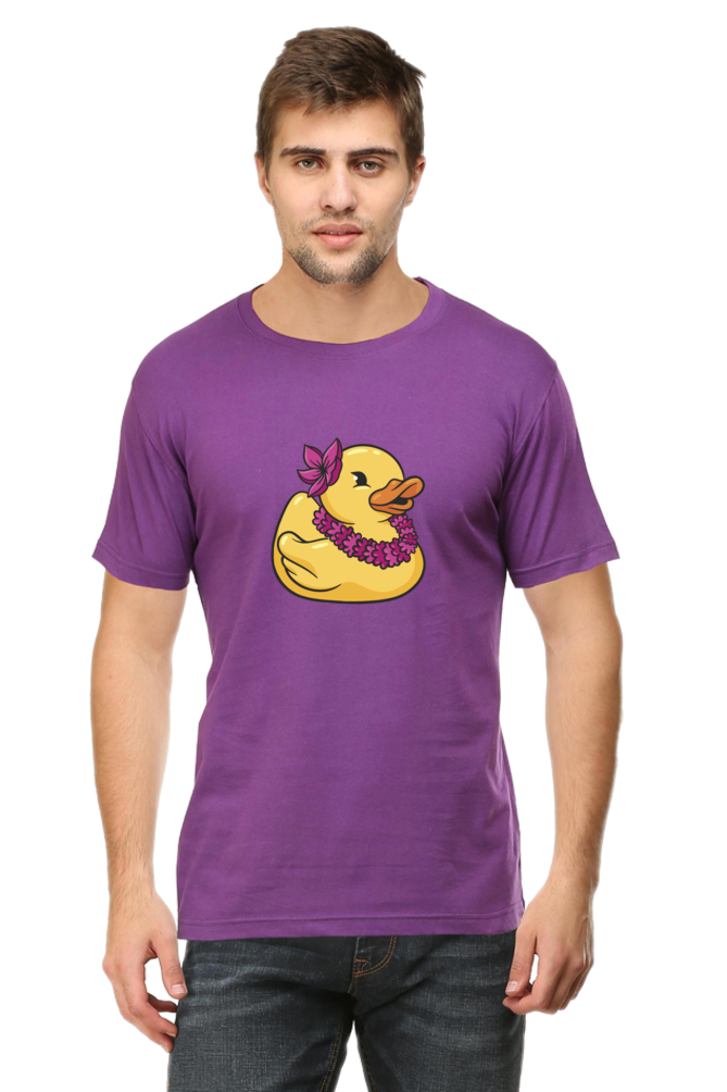 Hawaiian Duck Printed T-Shirt For Men - WowWaves - 7