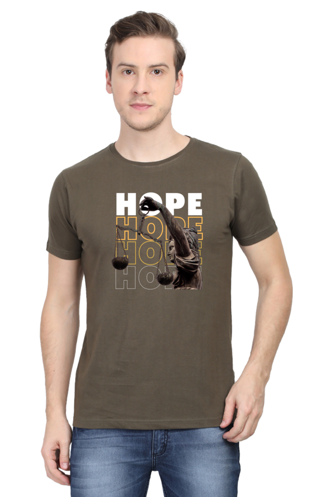 Hope And Harmony Printed T-Shirt For Men - WowWaves - 9