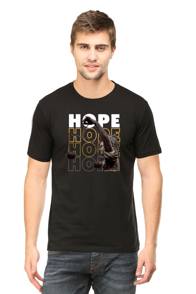 Hope And Harmony Printed T-Shirt For Men - WowWaves - 10