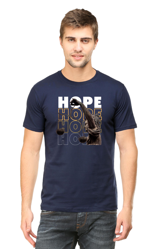 Hope And Harmony Printed T-Shirt For Men - WowWaves - 8
