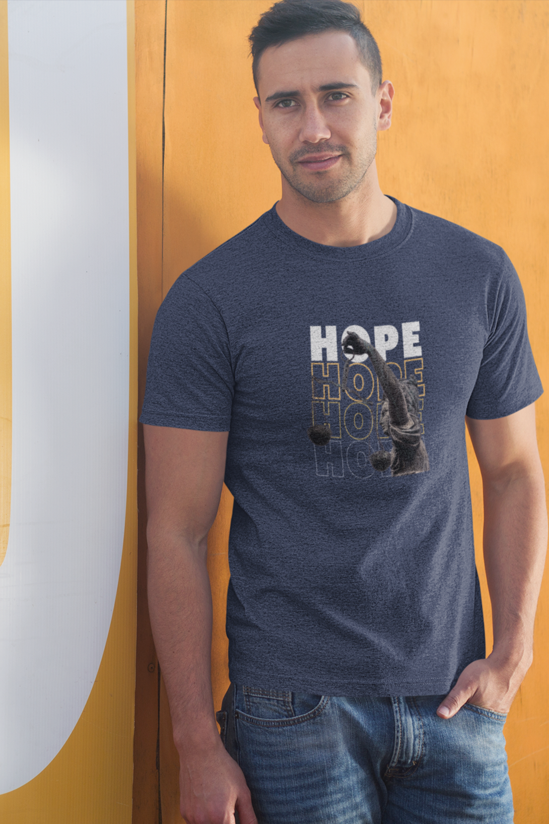 Hope And Harmony Printed T-Shirt For Men - WowWaves - 6