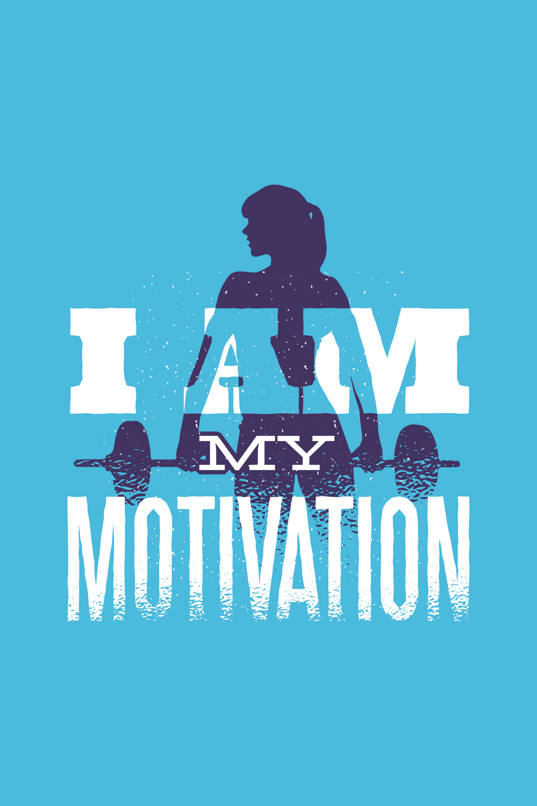 I Am My Motivation Printed T-Shirt For Women - WowWaves - 1
