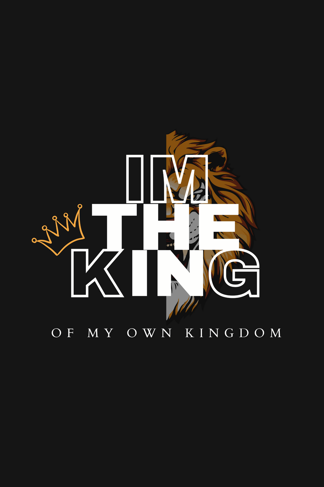 King Of My Kingdom Printed T-Shirt For Men - WowWaves - 1