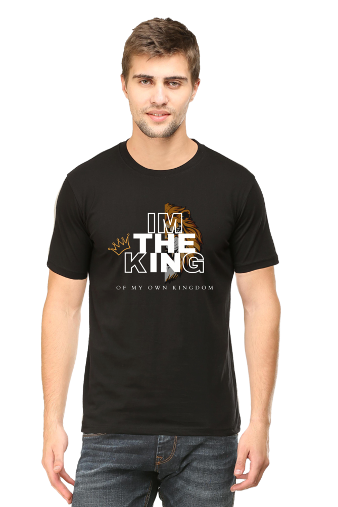 King Of My Kingdom Printed T-Shirt For Men - WowWaves - 8