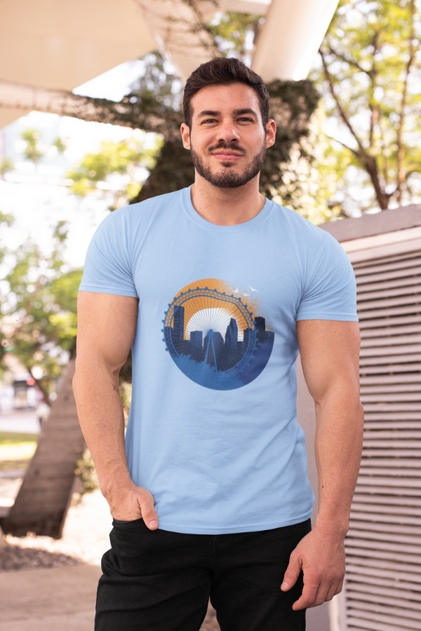 Houston Printed T-Shirt For Men - WowWaves