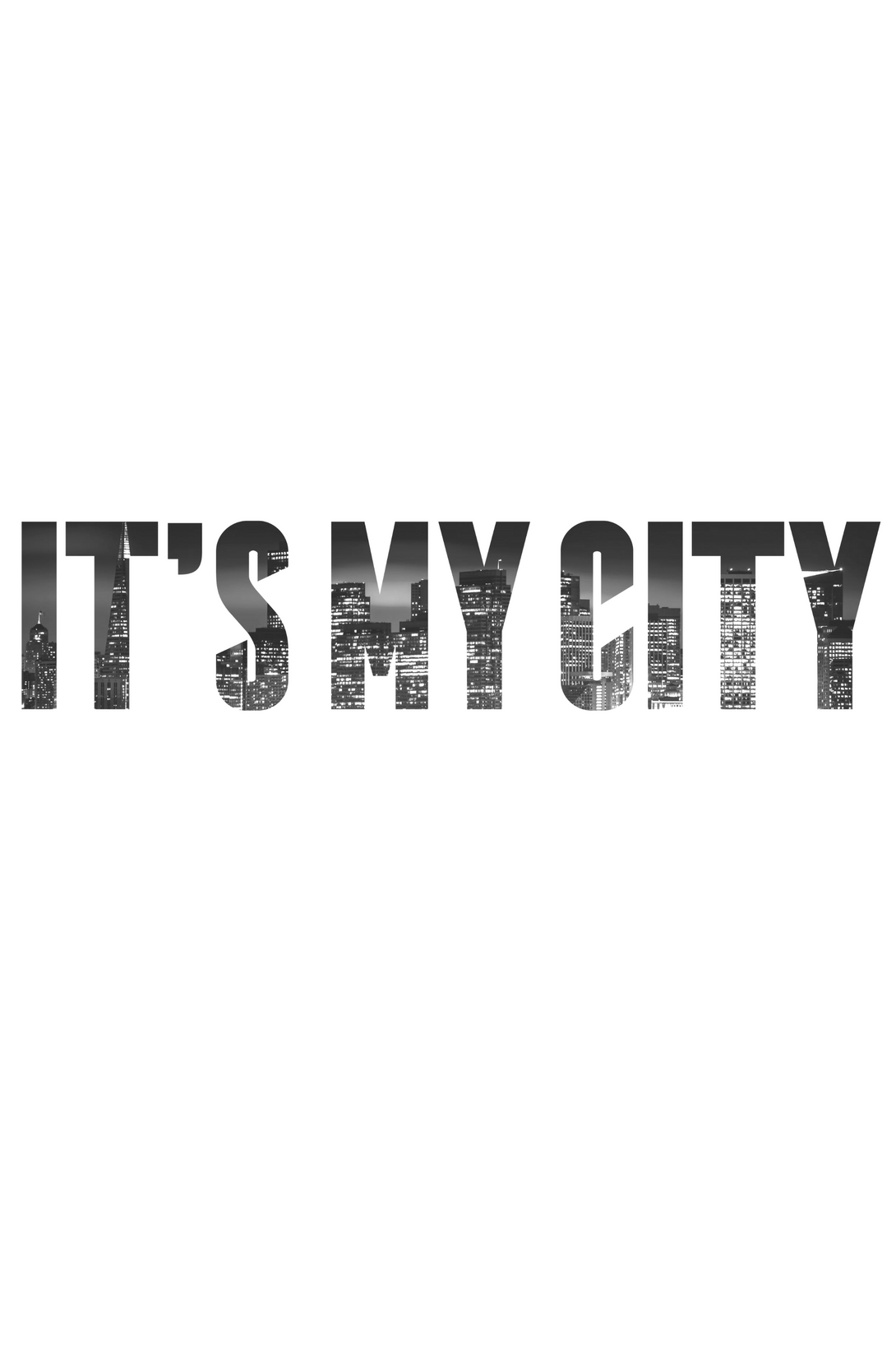It Is My City Printed Scoop Neck T-Shirt For Women - WowWaves - 1
