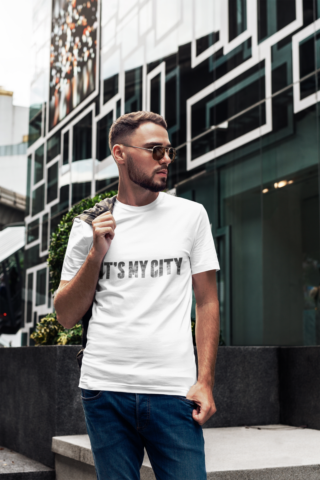 It'S My City Printed T-Shirt For Men - WowWaves - 6