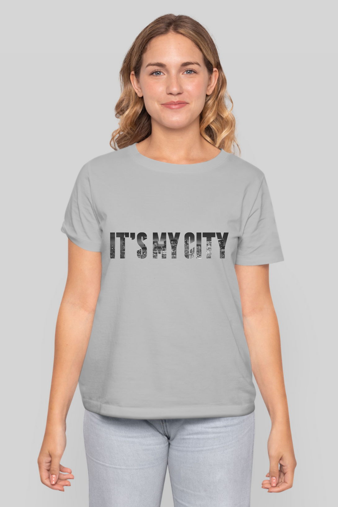 It'S My City Printed T-Shirt For Women - WowWaves - 4