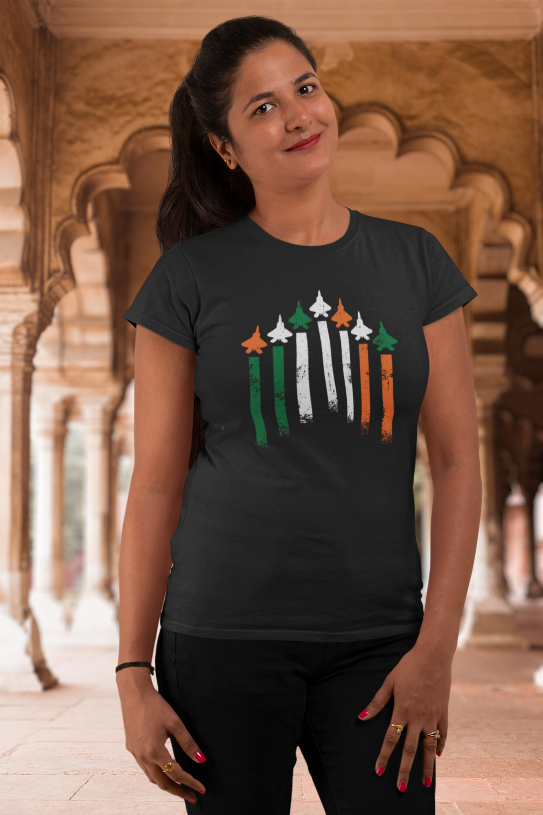 Italian National Printed T-Shirt For Women - WowWaves - 6