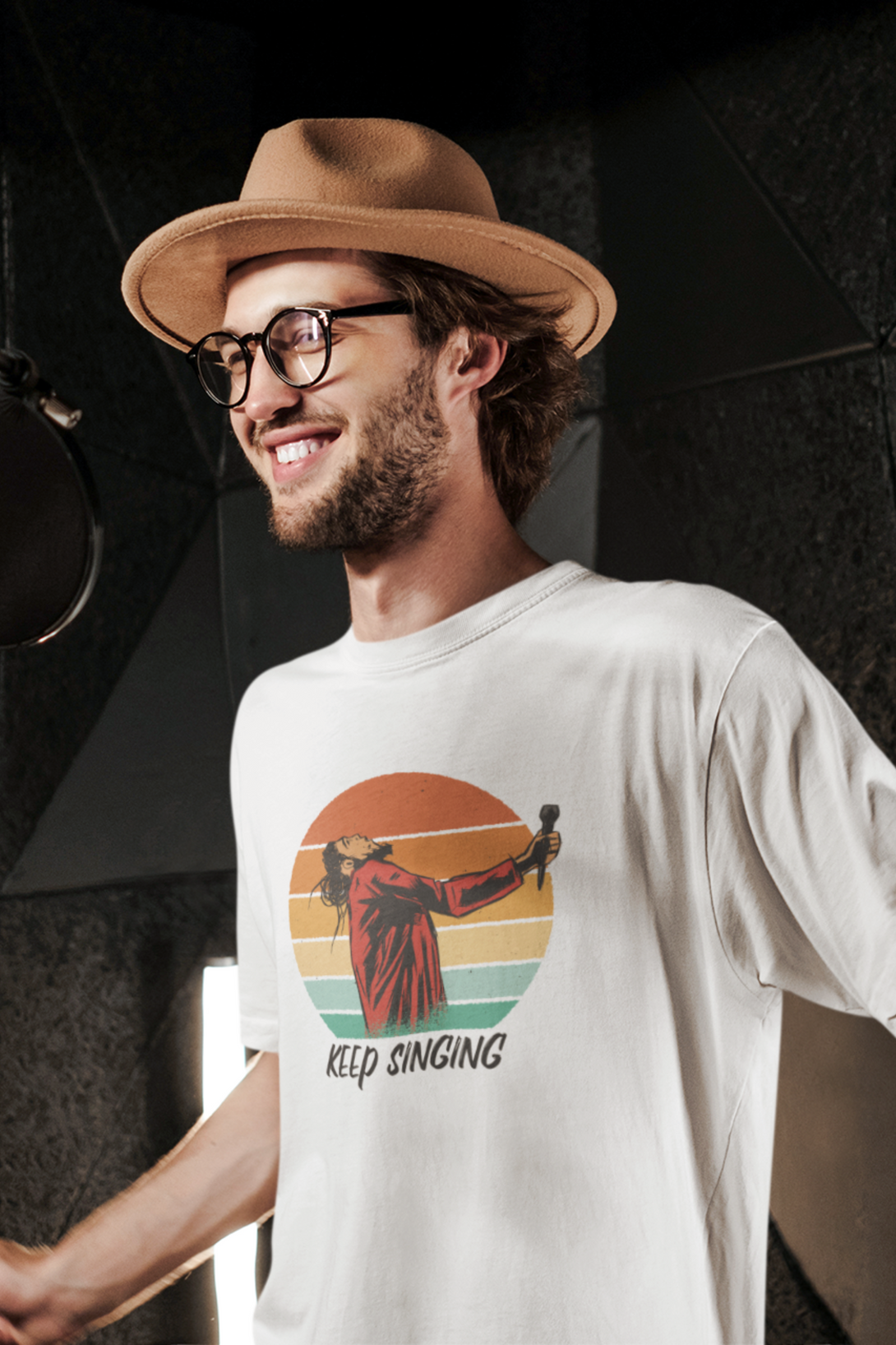 Keep Singing Printed T-Shirt For Men - WowWaves - 5