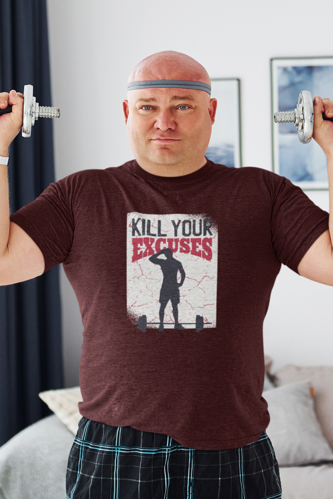 Kill Your Excuses Printed T-Shirt For Men - WowWaves - 6