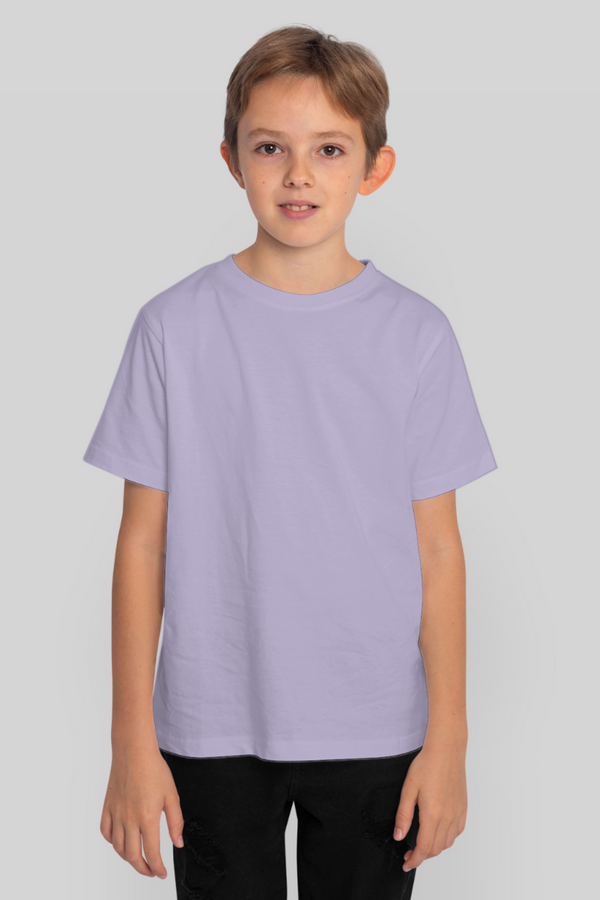 Lavender T-Shirt For Boy - WowWaves
