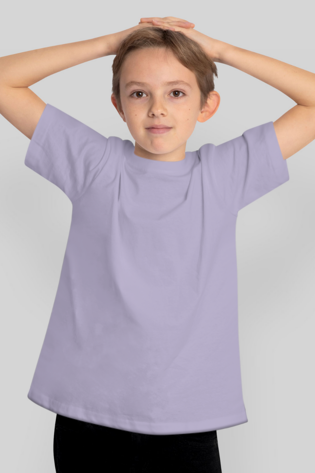 Lavender T-Shirt For Boy - WowWaves - 1