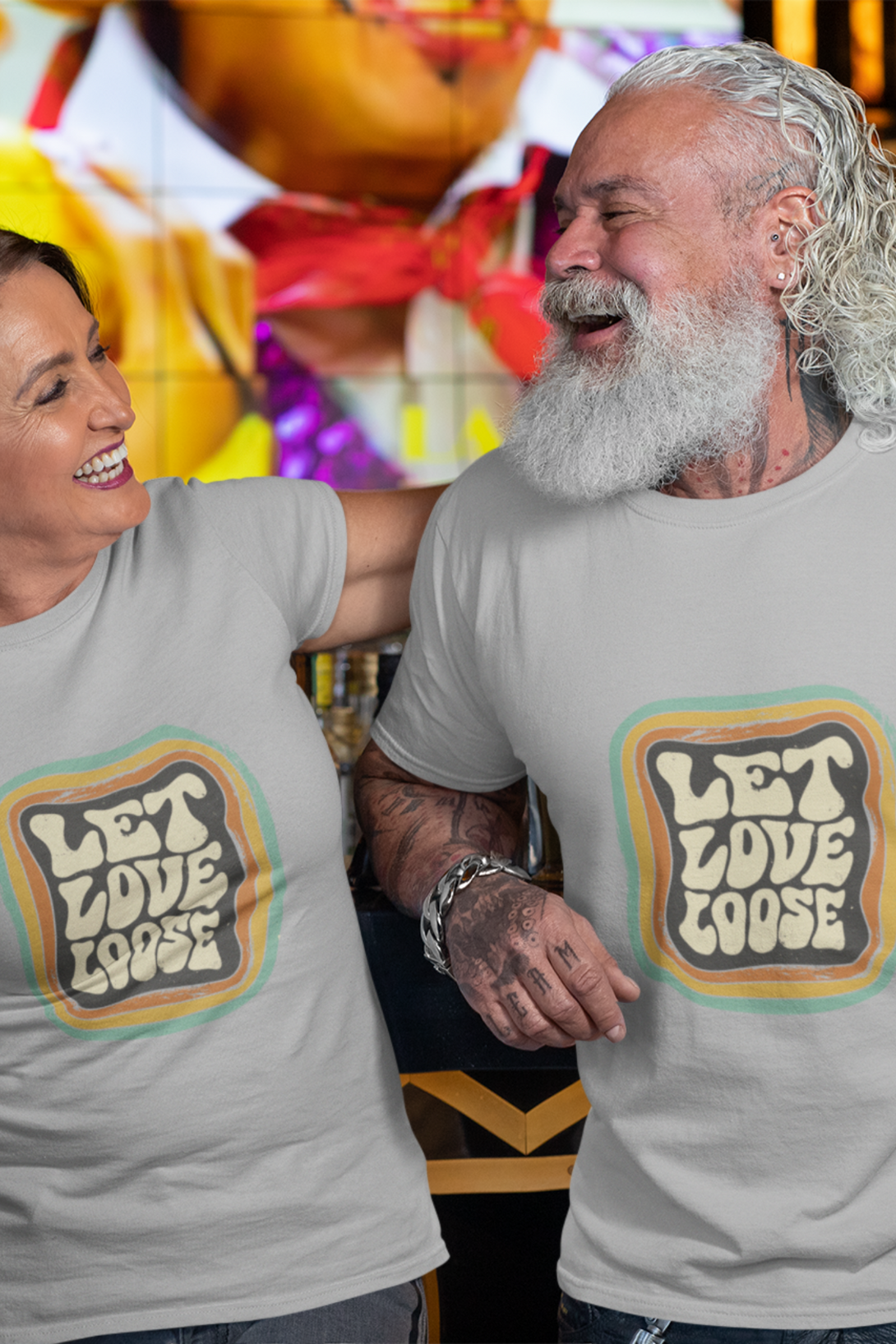 Let Love Loose Printed T-Shirt For Men - WowWaves - 2