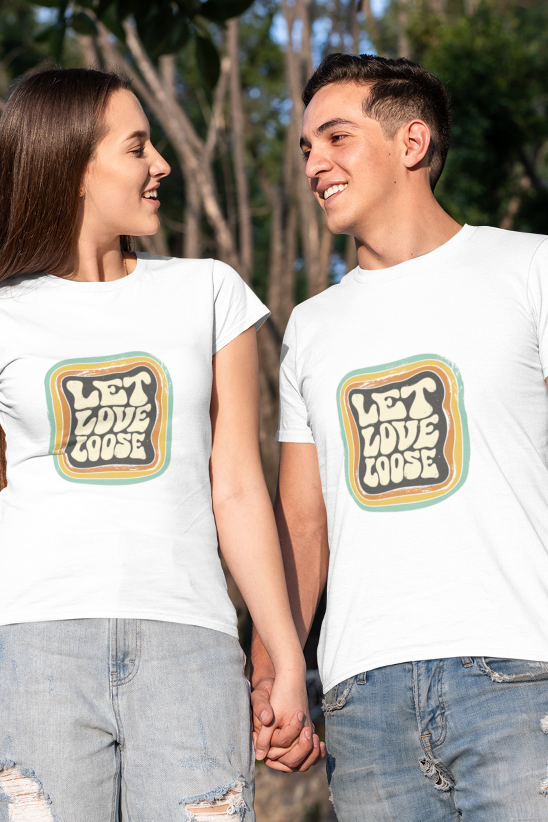 Let Love Loose Printed T-Shirt For Men - WowWaves - 5