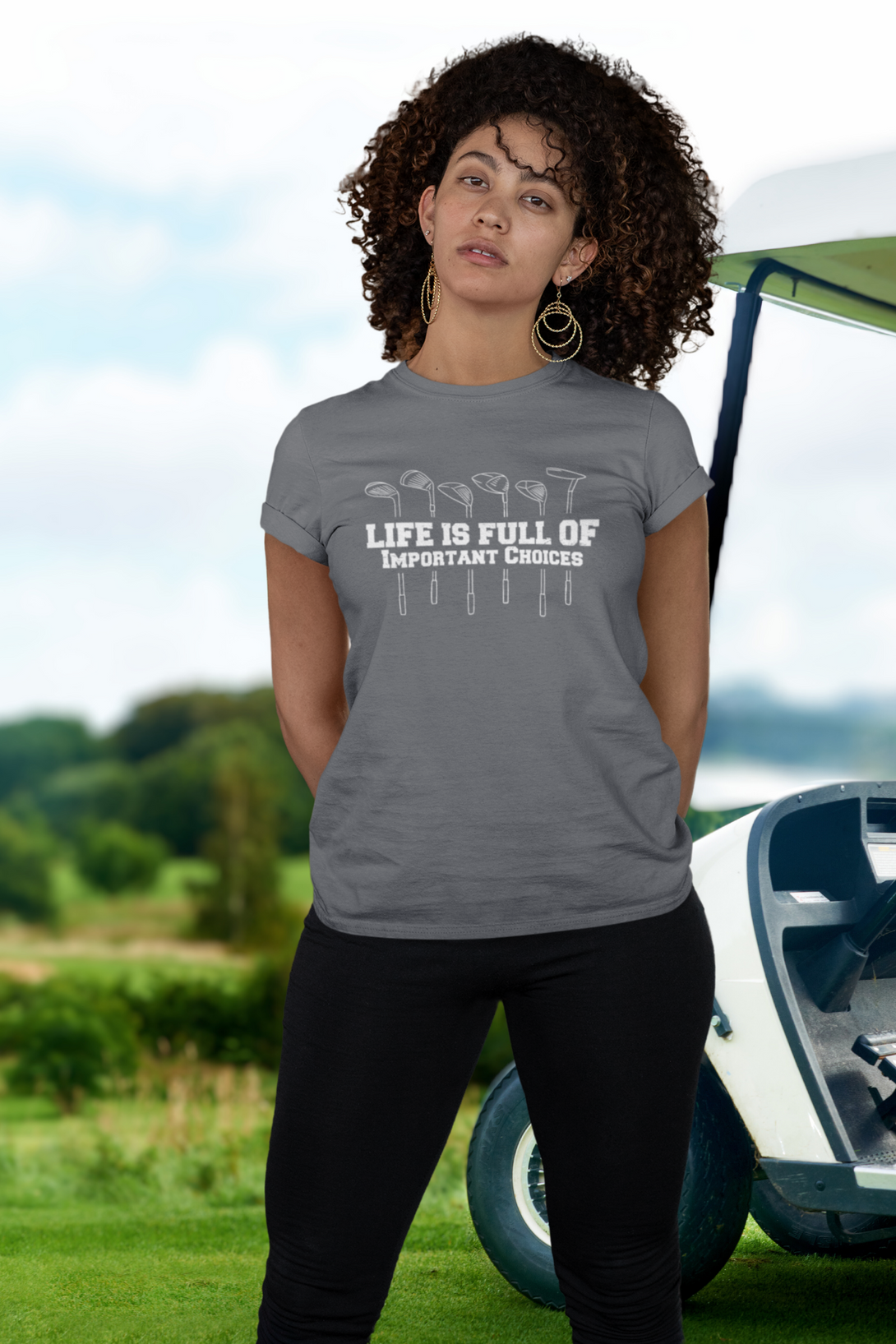 Life Is Full Of Important Choices Printed T-Shirt For Women - WowWaves - 5