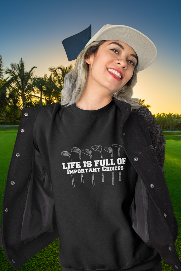 Life Is Full Of Important Choices Printed T-Shirt For Women - WowWaves